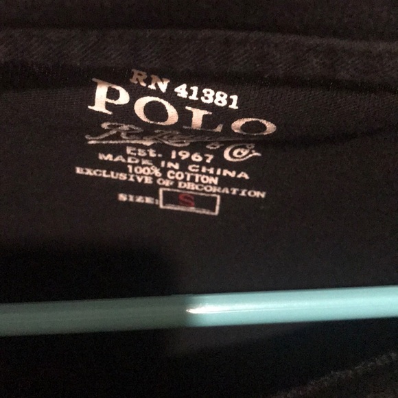 Two Polo RL front pocket black t-shirts! - Picture 3 of 3